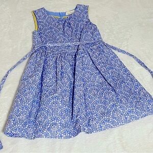 Mini Boden blue mini flower print sundress